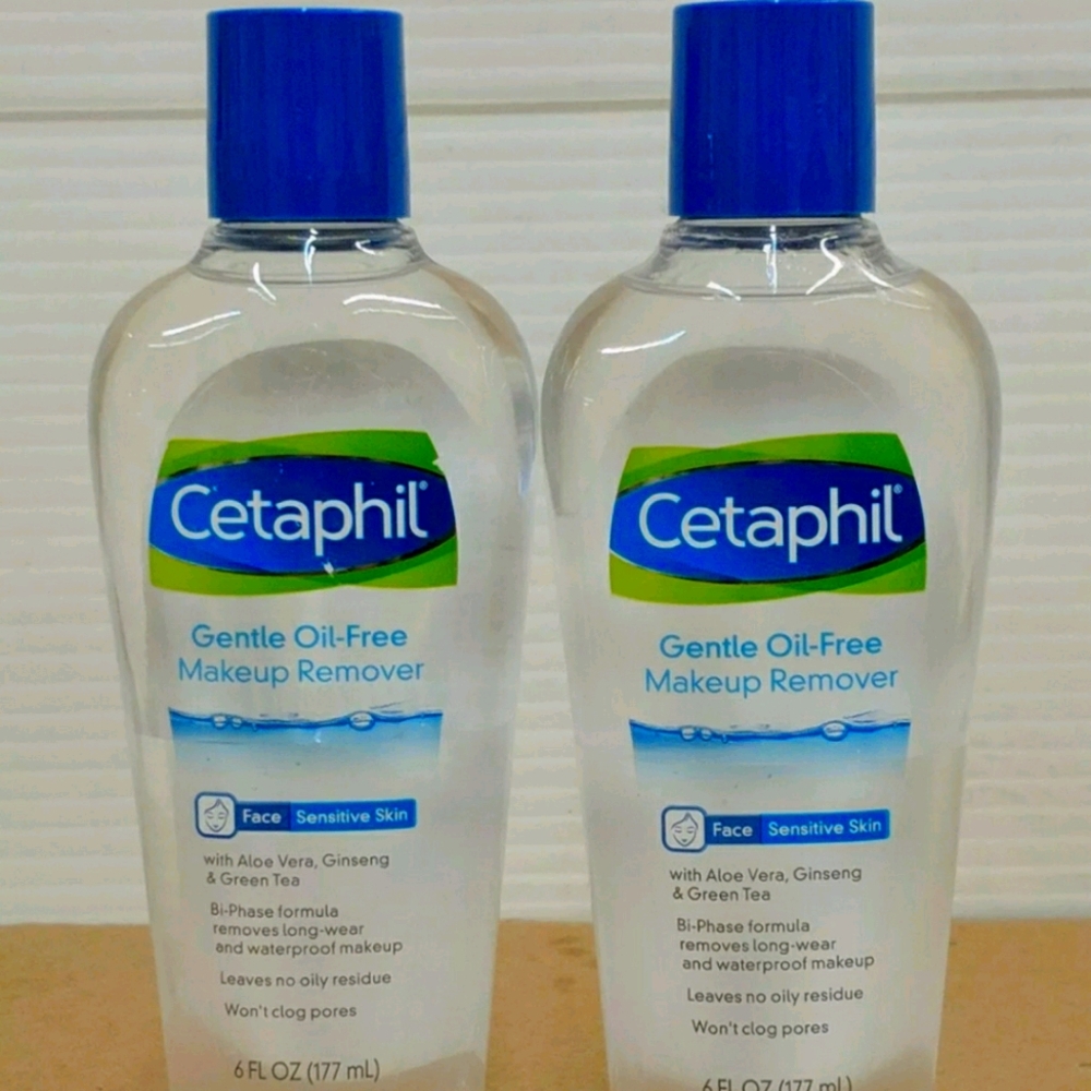 Cetaphil make-up remover 2 bottle New